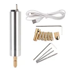 Petite perceuse électrique USB 5V DC, petite perceuse électrique, broyeur électrique, ensemble de meulage multi outils pour gravure et polissage