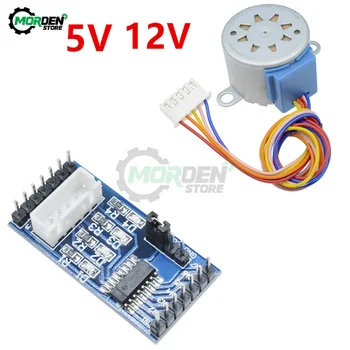 

28BYJ-48 5V 12V Reduction Gear Stepper Motor + ULN2003 Driver Board Module 4 Phase Step Motor for Arduino