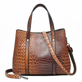 

Luxury Crocodile Leather Purses And Handbags Women Shoulder Bags Women Messenger Bags Ladies Casual Tote Bags Sac A Main Femme