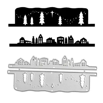 

Eastshape City Street Metal Cutting Dies Building Scrapbooking for Card Making Decorative Embossing DIY Craft New Dies for 2020