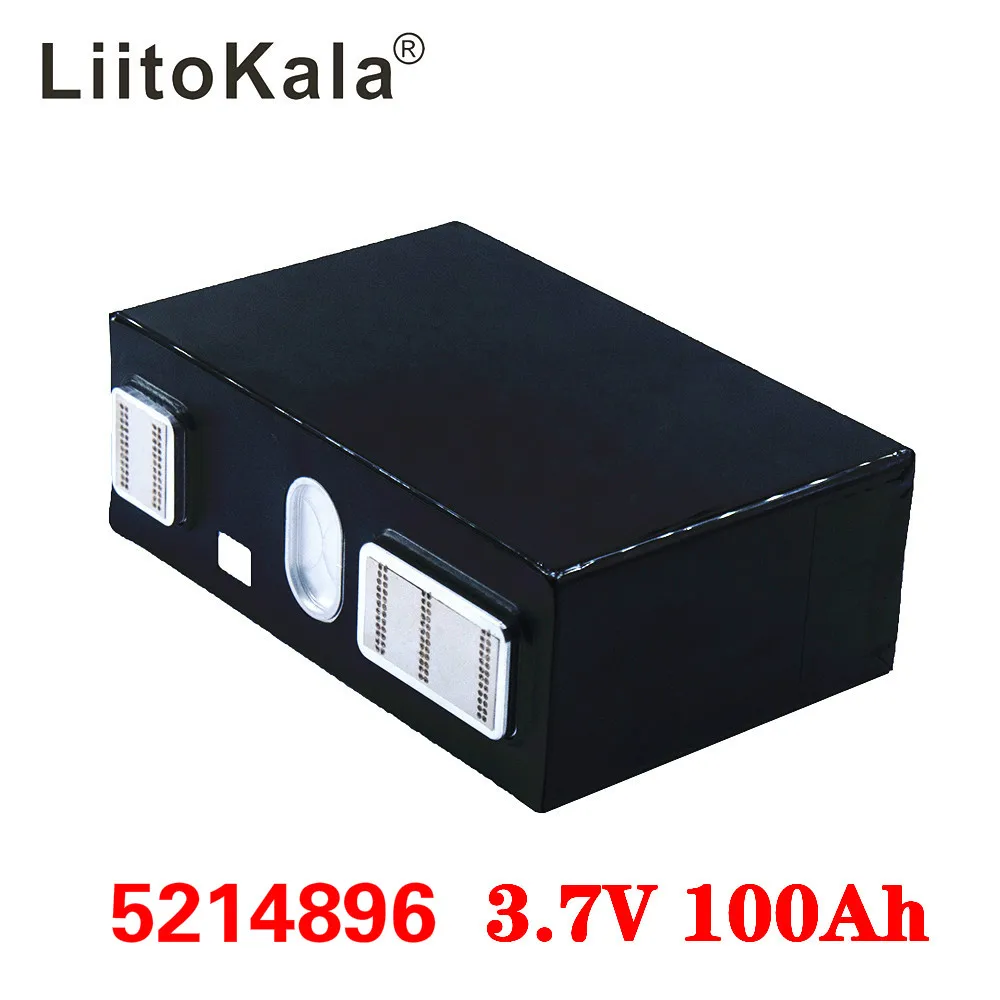 LiitoKala 3 7 В 100ач Lipo батарея 4 2 упаковка Сделай Сам Солнечный домашний