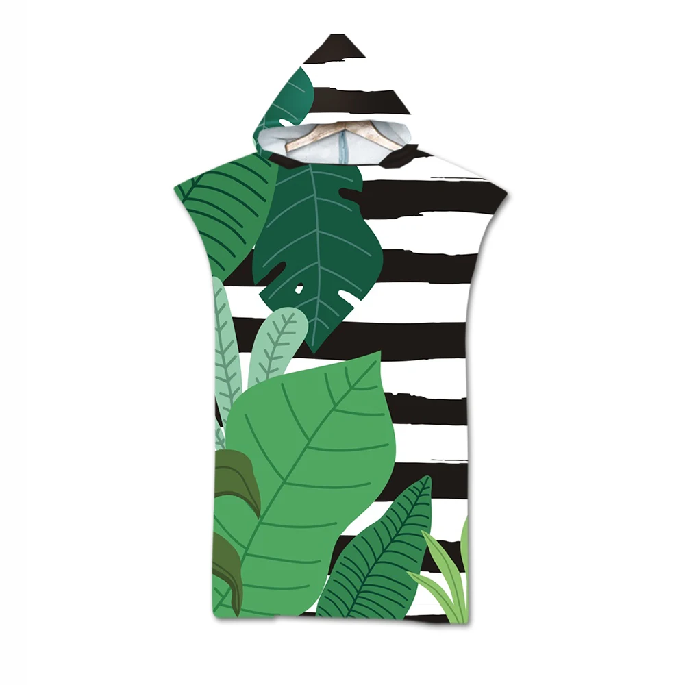 

Новое полотенце из микрофибры с геометрическим рисунком для взрослых, банное полотенце с капюшоном, пляжная одежда для плавания и серфинга