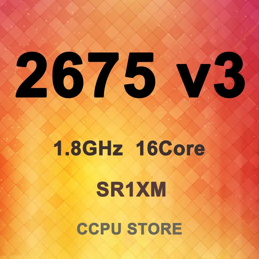 Intel Ксеон E5-2675 v3 SR1XM 1 8 ГГц 16Core 32 нить 40 Мб 110W LGA2011-3 X99 Процессор не получен