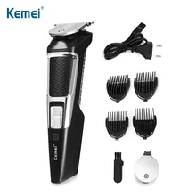 KEMEI перезаряжаемая машинка для стрижки волос, электрический триммер для волос для мужчин, машинка для резки, профессиональная стрижка, домашний резак для волос