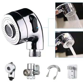 

Bathroom Faucet External Shower Handheld Telescopic Small Nozzle Set Shampoo Head Long flexible hose Set