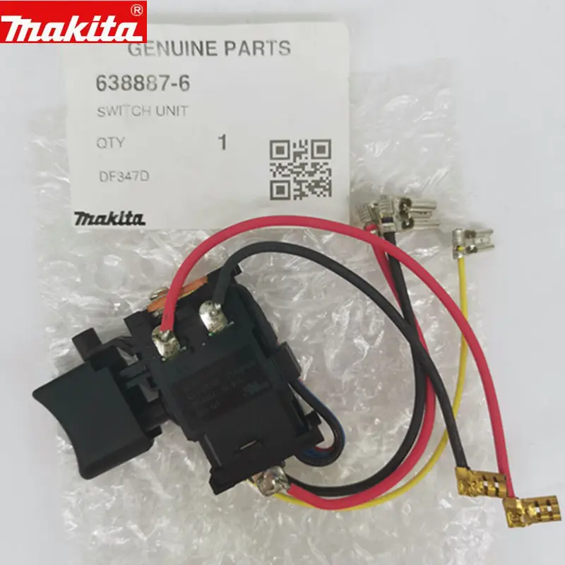 

Makita 638887-6 Switch For HP457D DF457DWE DF457D HP347D DF347D HP457 DF347DWE