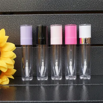 

2PCS 6.4ml Empty Lip Gloss Tube Plastic Lipgloss Bottle DIY Container Cylinder Small Lipgloss Wholesale