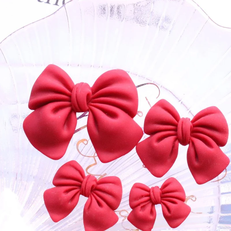 20Pcs New Resin Bowknot Crafts Accessories DIY Earrings Necklaces Decorative Material Patch Woman Handmade Craft Supplies Resin