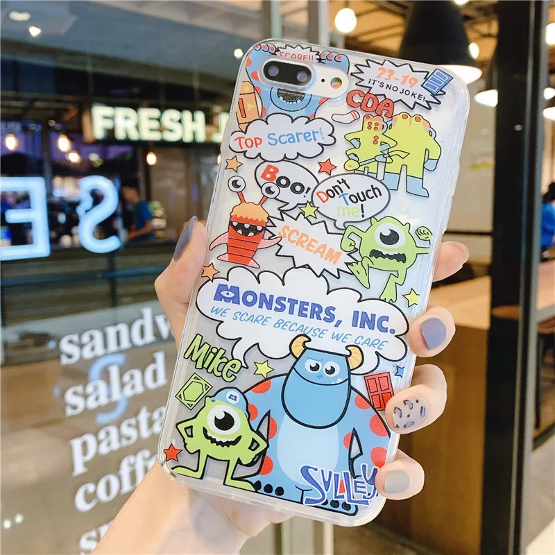 Для iPhone 11 pro Max чехол для телефона с мультяшным медведем+ пленка для экрана из закаленного стекла для iPhone X XS Max XR 7 8 6s Plus прозрачный чехол
