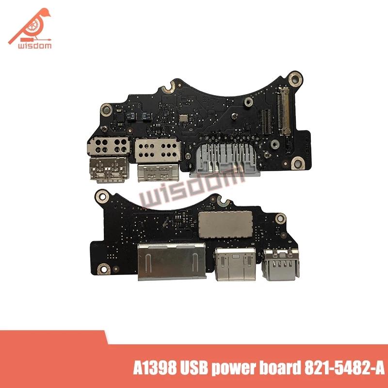 Оригинальная звуковая плата A1398 для Apple Macbook Air 15'&#x27A1398 USB HDMI SD I/O 821-5482-A MC505 MC506 2015