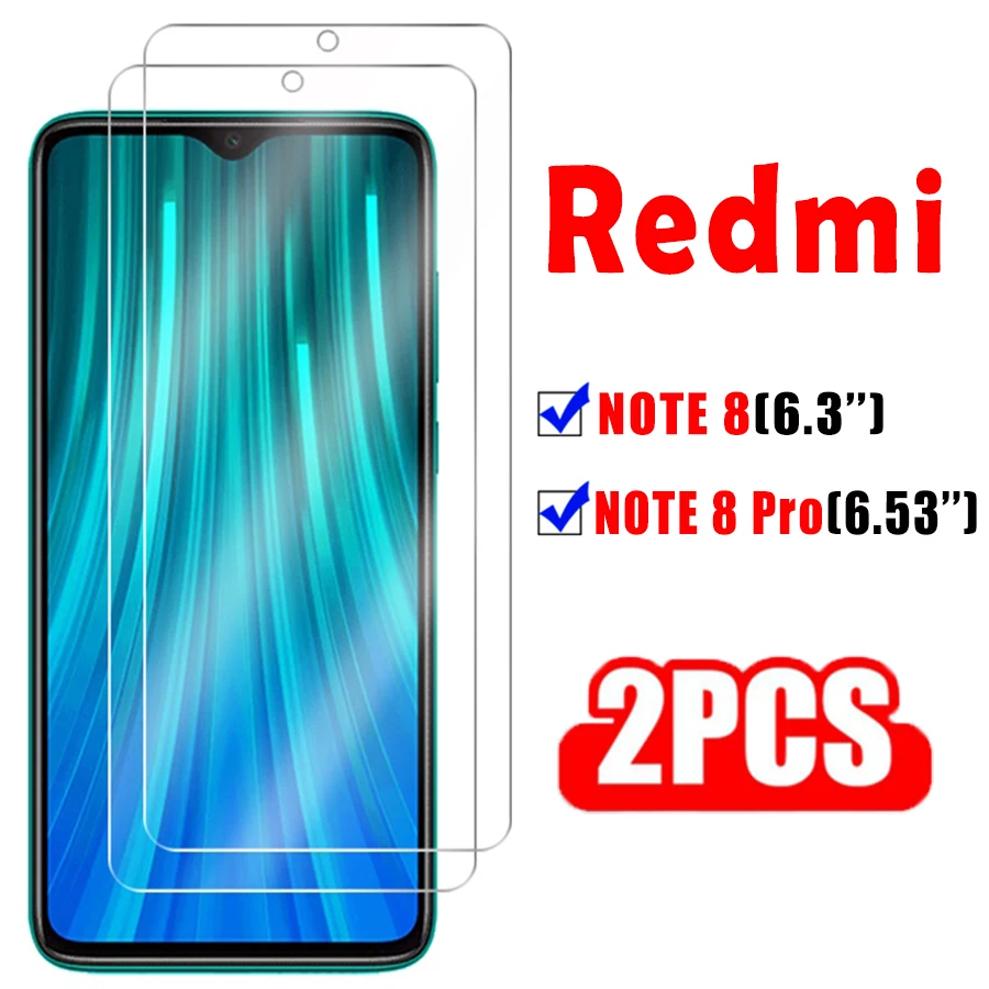 2 шт для Xiaomi Redmi Note 8 стеклянная Защитная пленка для экрана закаленное стекло xiaomei xao mi red mi note8 pro tremp not 8pro