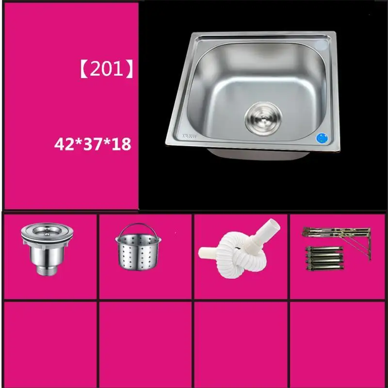Afwasbak Umywalka Tarjas Integral Escurridor Para Acero Inoxidable Lavabo Fregadero De Cocina Cuba Pia Cozinha кухонная раковина - Цвет: MODEL N
