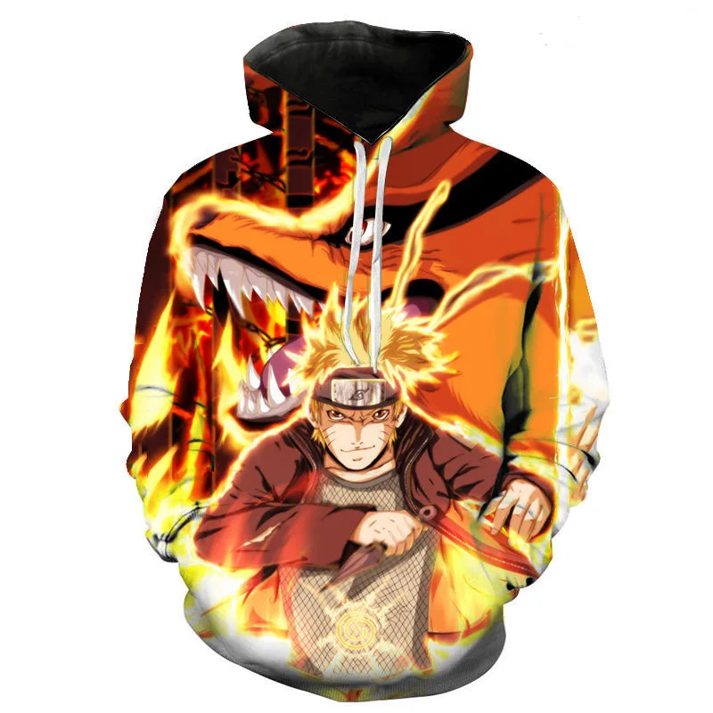 

2020 New Naruto Men's And Women's Hoodie 3d Printed Kids Sweatshirt Pullover Street Fashion Hip-hop Long Sleeve Coat