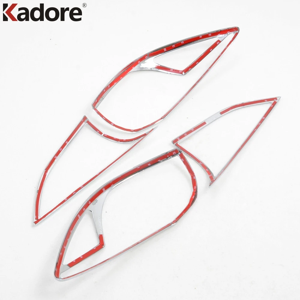 Накладка на заднюю фару для хэтчбека Mazda 3 M3 Axela 2014 2015 2016|tail light covers|chrome car accessorieschrome