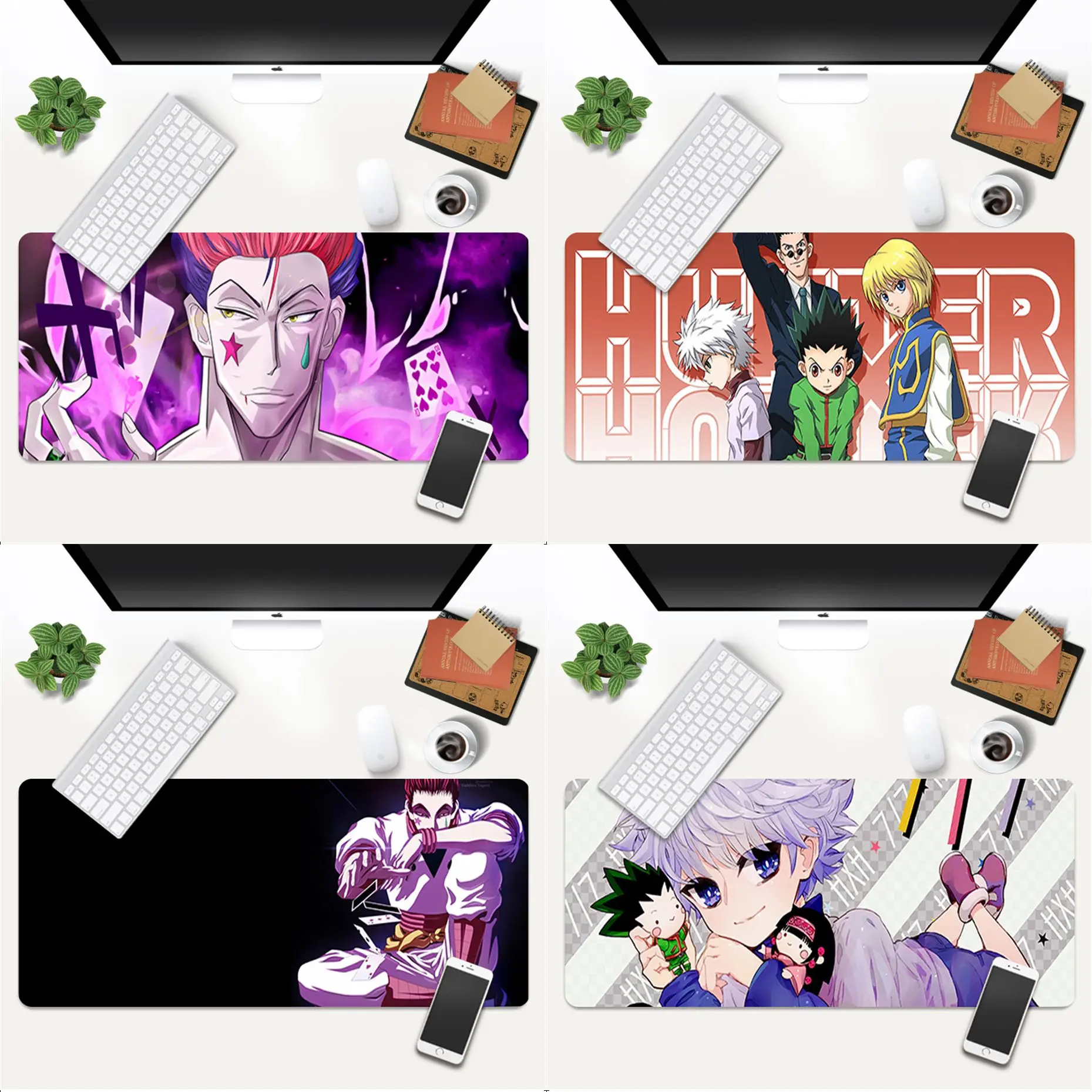 

MaiYaCa Hunter X Hunter DIY Design Pattern Game mousepad Gaming Mouse Pad Large Deak Mat 700x300mm for overwatch/cs go