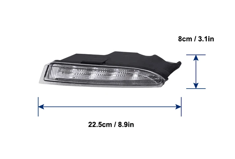 2 шт. 12 В LED DRL для Volkswagen VW Scirocco R 2010 2011 2012 2013 2014 Светодиодный дневной светильник