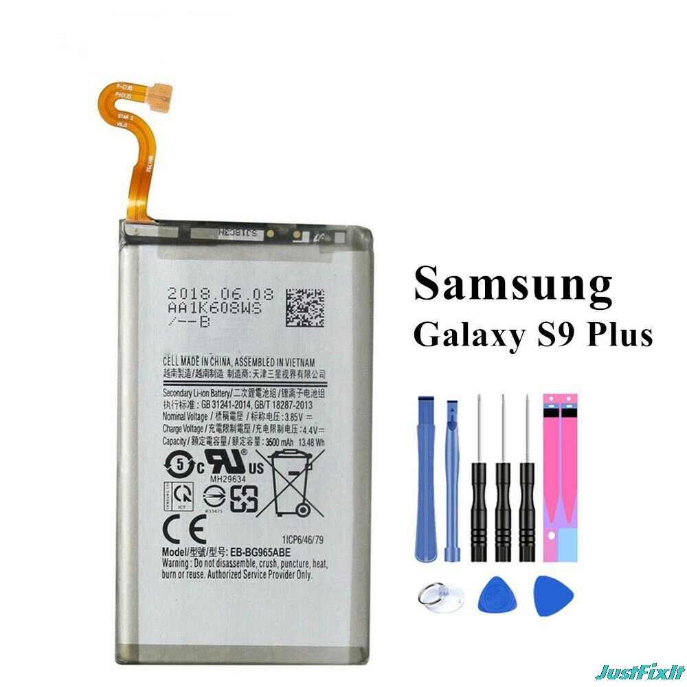 Сменный аккумулятор для samsung GALAXY S6/S6 Edge/S6 Edge Plus/S7/S7 Edge/S8/S8+/S9 G920 G925 G930 G955 - Цвет: s9 plus G965