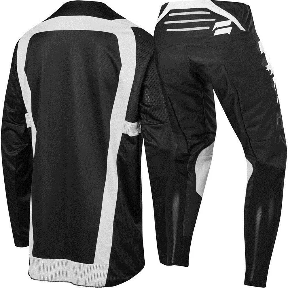 Cross Racing Велоспорт Джерси+ брюки костюм мотоцикла Dirt bike горный велосипед ATV для взрослых гоночный Шестерни комплект набор для верховой езды