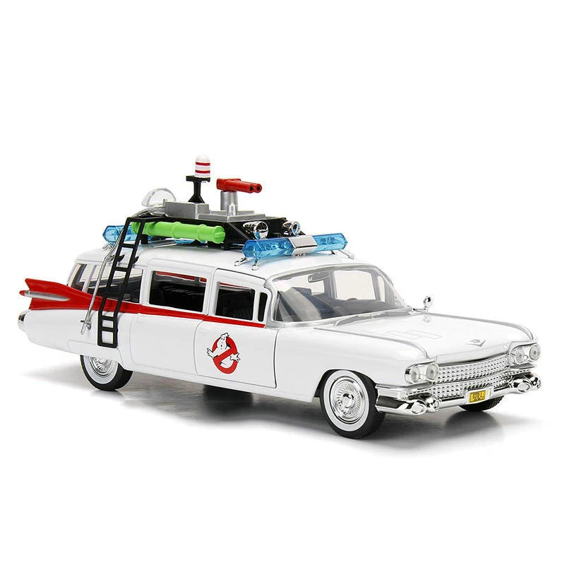 1:24 1984 Ghostbusters сплав литье под давлением классическая модель автомобиля моделирование ретро коллекция металлический автомобиль Коллекционная работа