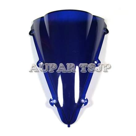 Мотоцикл ветровое стекло для Yamaha YZF1000 2004 2005 2006 Autobike лобовое стекло ABS пластик R1 04 05 06 воздушный дефлектор двойной пузырь - Цвет: Blue
