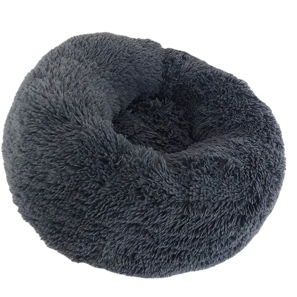 

Super Soft Pet Bed for Dogs House Outdoor Round Cushion Plush Pet Bed for Cats Sleeping Accessories Waterproof And Durable
