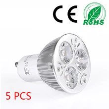 5 шт. теплый белый Светодиодный точечный свет GU10 3 Вт не затемняемый Светодиодный лампада пульт дистанционного управления Точечный свет подходит для всех сцен
