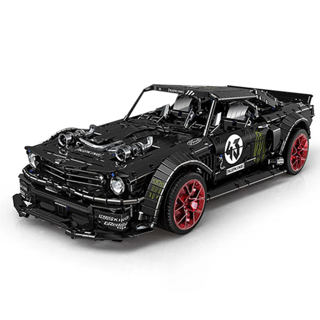 2943 шт, 1:18, штабелируемые блоки, спортивный автомобиль, строительный блок, модель, сделай сам, строительные игрушки, рождественский подарок для 6