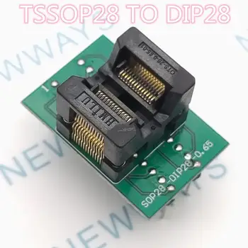 

IC Socket Tssop28 to dip28 test block ots-28-0.65-01 programmer adapter