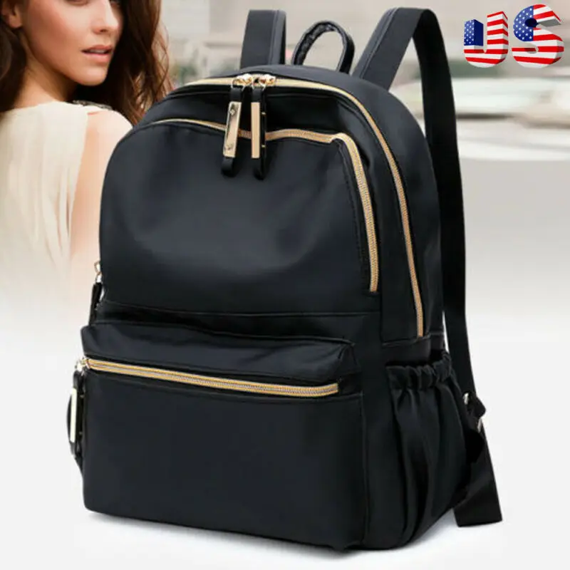 Повседневный Оксфорд рюкзак женский черный водонепроницаемый нейлон школьные сумки для девочек-подростков Высокого Качества Модная дорожная сумка-рюкзак