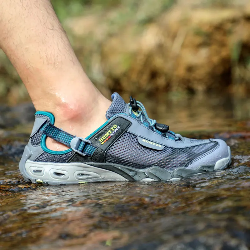 HUMTTO Mens Upstream Shoes Outdoor Trekking Wading Aqua Shoes