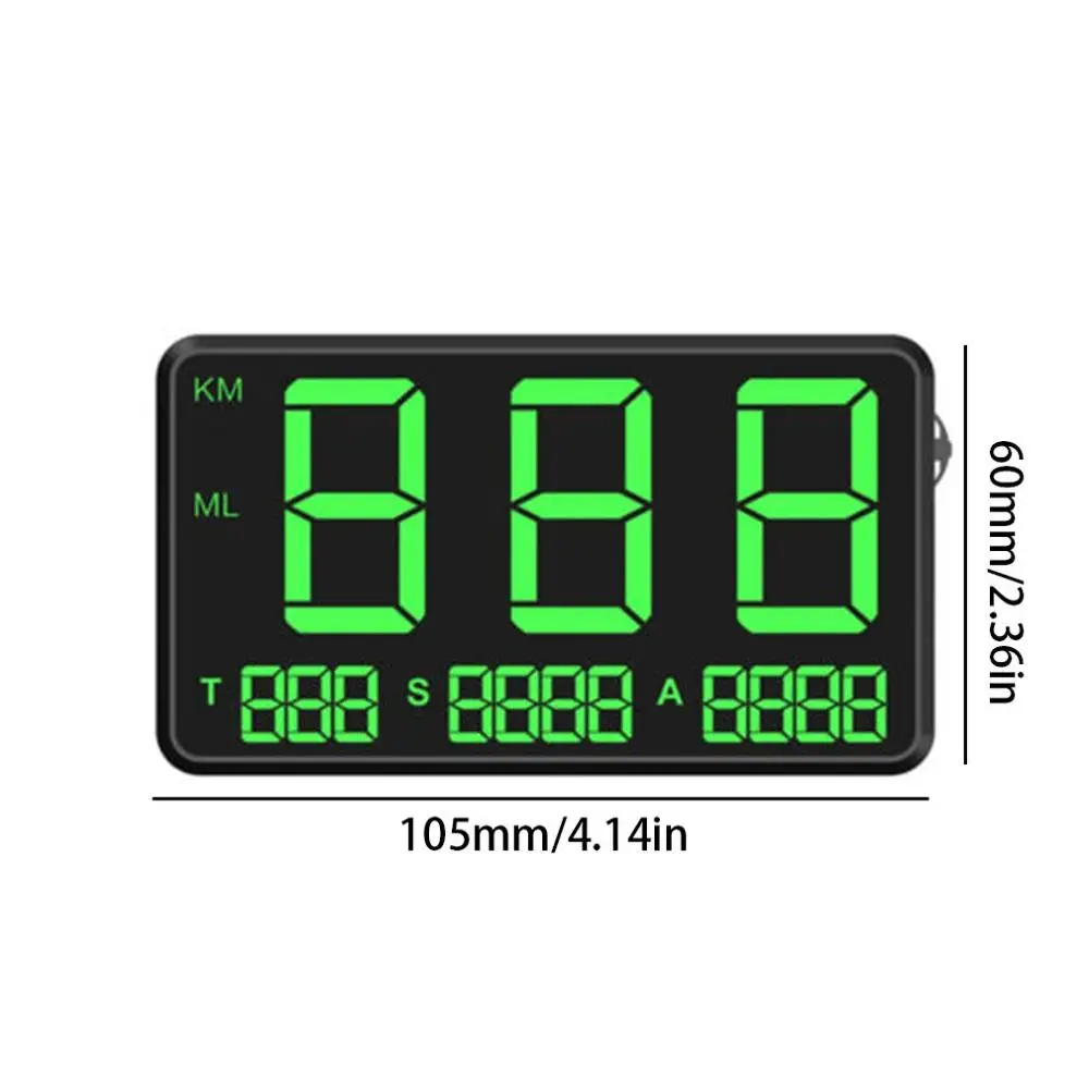  Allgemeine Hud Kopf Display Gps Überdrehzahl Alarm Laufleistung Statistik Kopf Display C80 Auto Zub