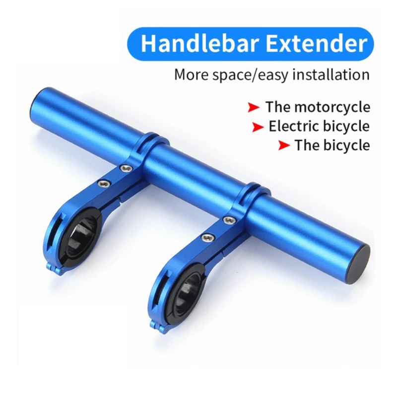Aluminum Alloy Bike Handlebar Extender Mtb Bicycle Bracket Bike Stem Tube Extension For