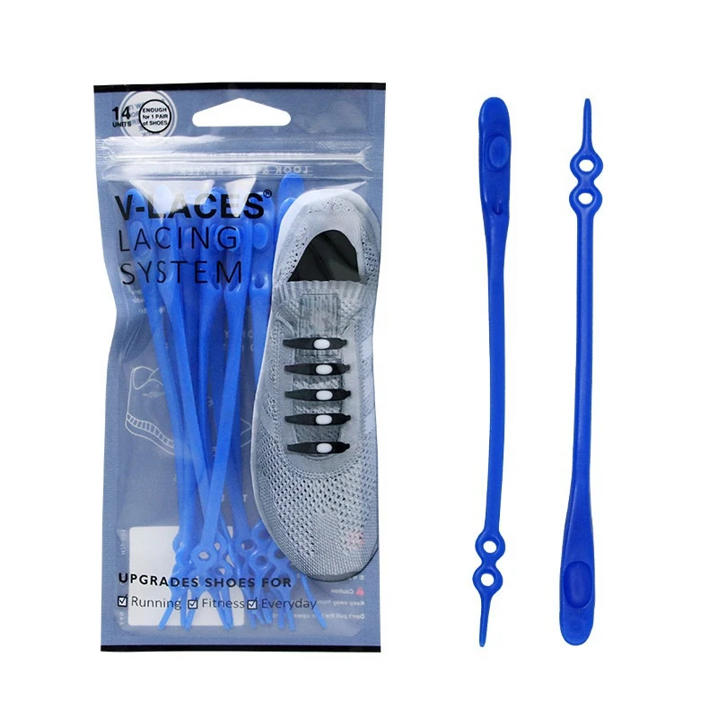 14PCS Lazy No Tie Elastic Silicone Shoe Laces Athletic Running Sport Shoelaces Children and Adult Shoe Strings For Sneakers ZX00