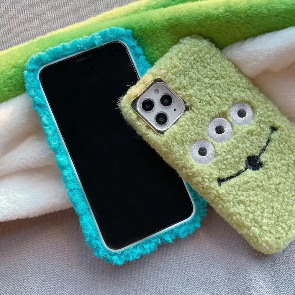 Для iphone 11Pro стильная футболка с изображением персонажей видеоигр 3D вышивка чужой Салли обувь с плюшевой подкладкой ручной Мягкая обложка для iphone MAX XS XR 7 8plus чехлы для телефонов