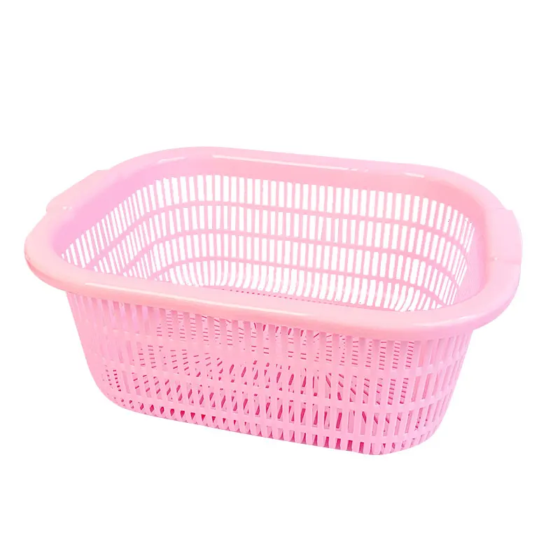 Hello Kitty Kitchen Double Wash Basket Drain Basket Cute Creative Home Multifunctional Washbasin Fruit Storage Basket