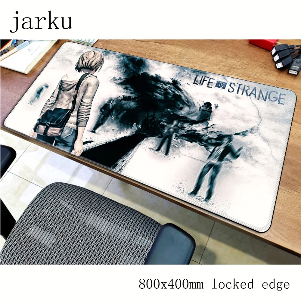 Life Is Strange mouse pad gamer 800x400x3mm notbook mat locked edge gaming mousepad large esports desk padmouse | Компьютеры и офис