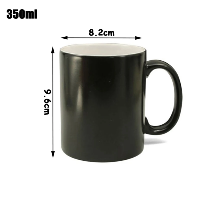 1Pcs New 350ml Cartoon Anime Ceramic Milk Coffee Cup Color Changing Mug