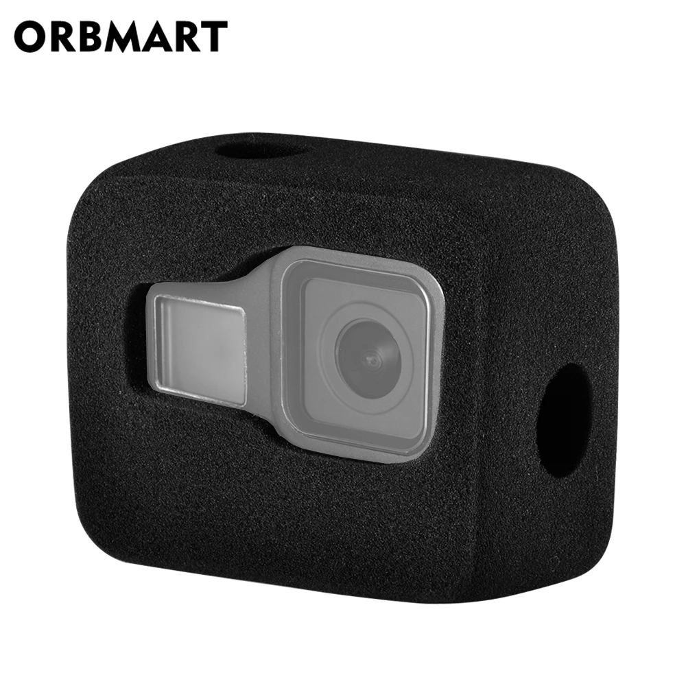 Compatible avec caméra GoPro HERO8 Noir Lot de 2 Coques en Mousse Anti-Vent pour Pare-Brise et réduction du Bruit 