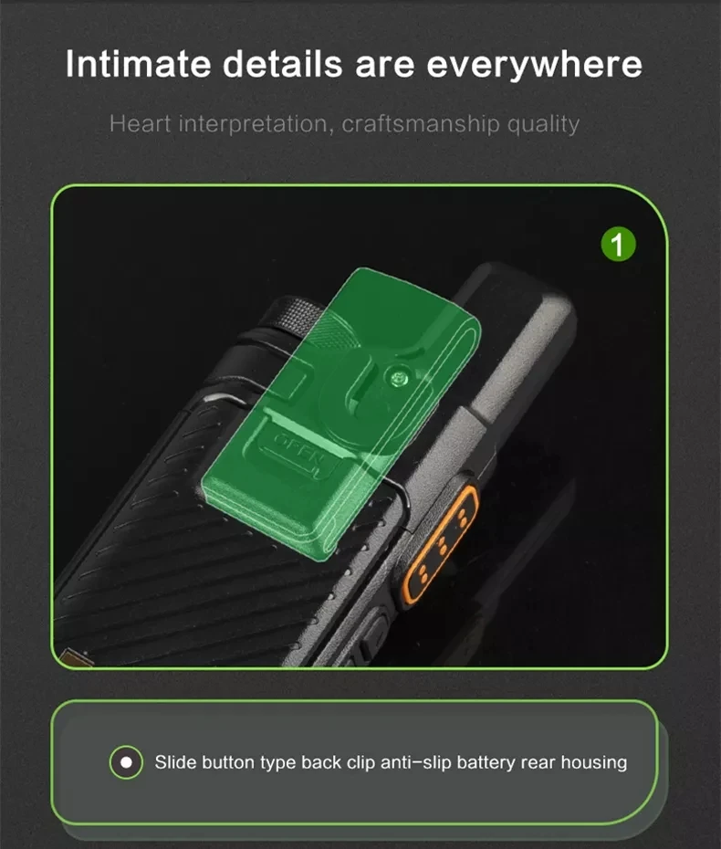 Ksun M6 Battery 4000mAh Two-Way Radio Battery Accessories 4