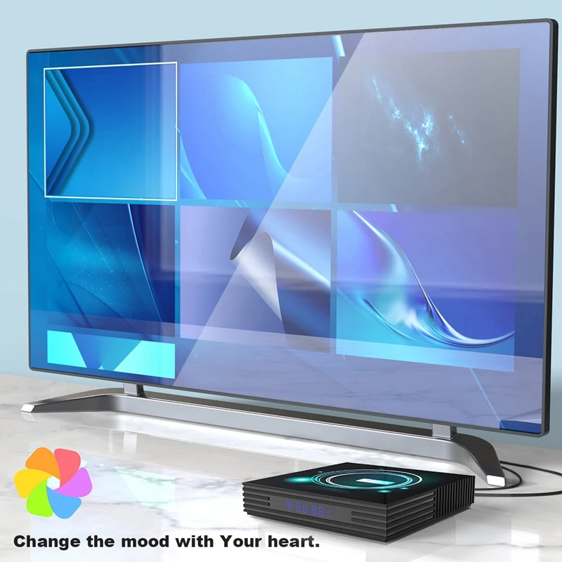 Smart tv Box Android 9,0 A95XF3 S905X3 4 Гб 64 Гб 8K HD 2,4/5,0G WiFi для медиа-проигрыватель Google Android tv Box A95X F3 Slim