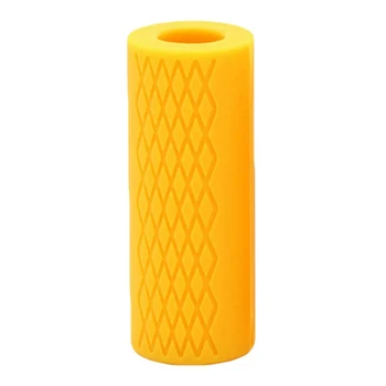 

HOT 1 PCS Dumbbell Thick Bar Handles Pull Up Weightlifting Support Silicon Anti-Slip Protect Pad Body Building Fitness Equipment