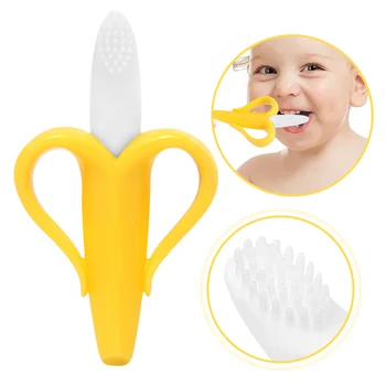 

Baby Silicone Teethers Toys Animal Giraffe Teeth Grinding ToysTeethers Silicone Ring Silicone Toothbrush Toys Chewy for Babies