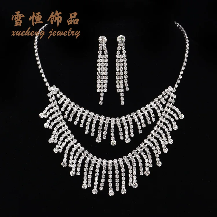 

Korean-style Jewelry Bride Hair Accessories Debutante Banquet Set Accessories Accessories Yiwu Supply of Goods
