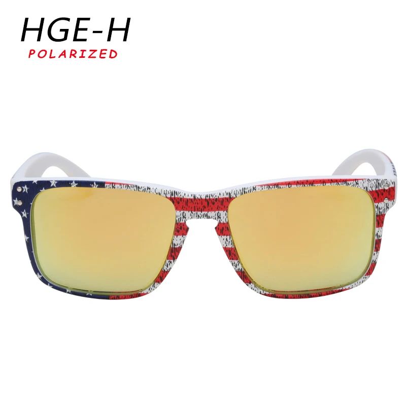 HGE-H, классические, стильные, Poalrized солнцезащитные очки, мужские, для улицы, для путешествий, квадратные солнцезащитные очки,, УФ линзы, очки, мужские, модные, оттенки KD90