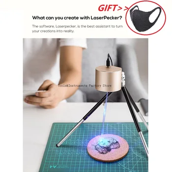 Online Laser Stecher Maschine 1600mw LaserPecker 1,6 W OSRAM Holz Router Bluetooth Für IOS 9.0 + Android 5.0 + Laser Cutter Drucker