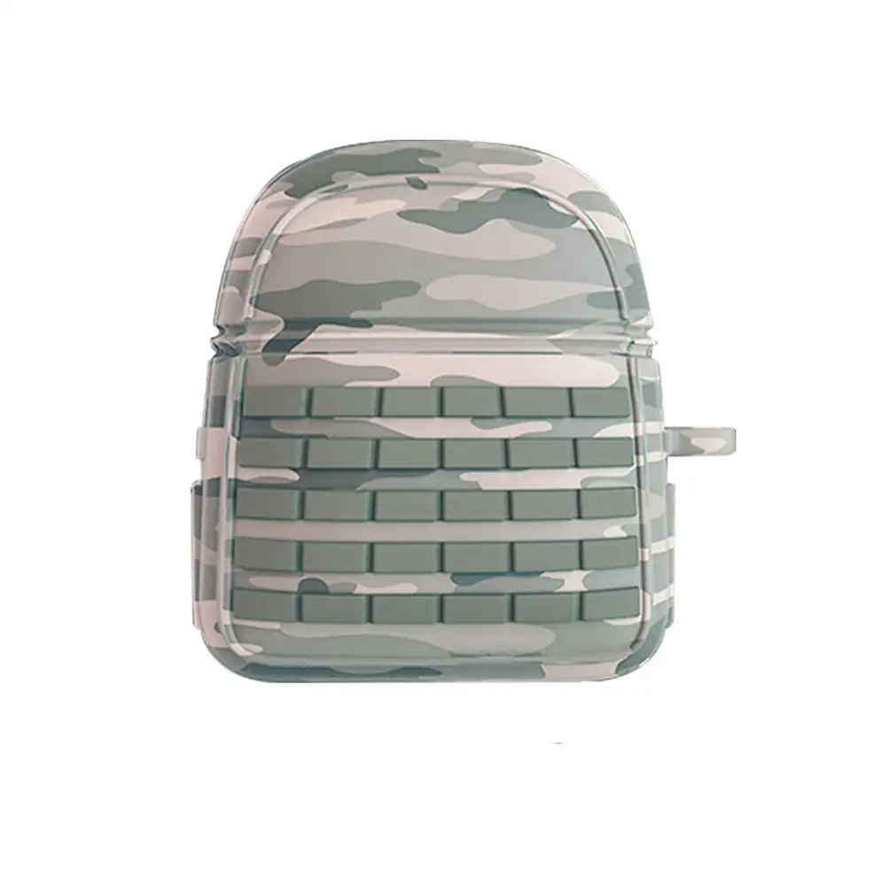 Силиконовый чехол для наушников Apple Airpods креативный Pubg игровой рюкзак защитный Air
