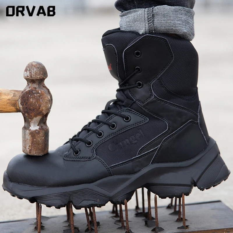 Армейские ботинки США Мужская Рабочая обувь со стальным носком для мужчин