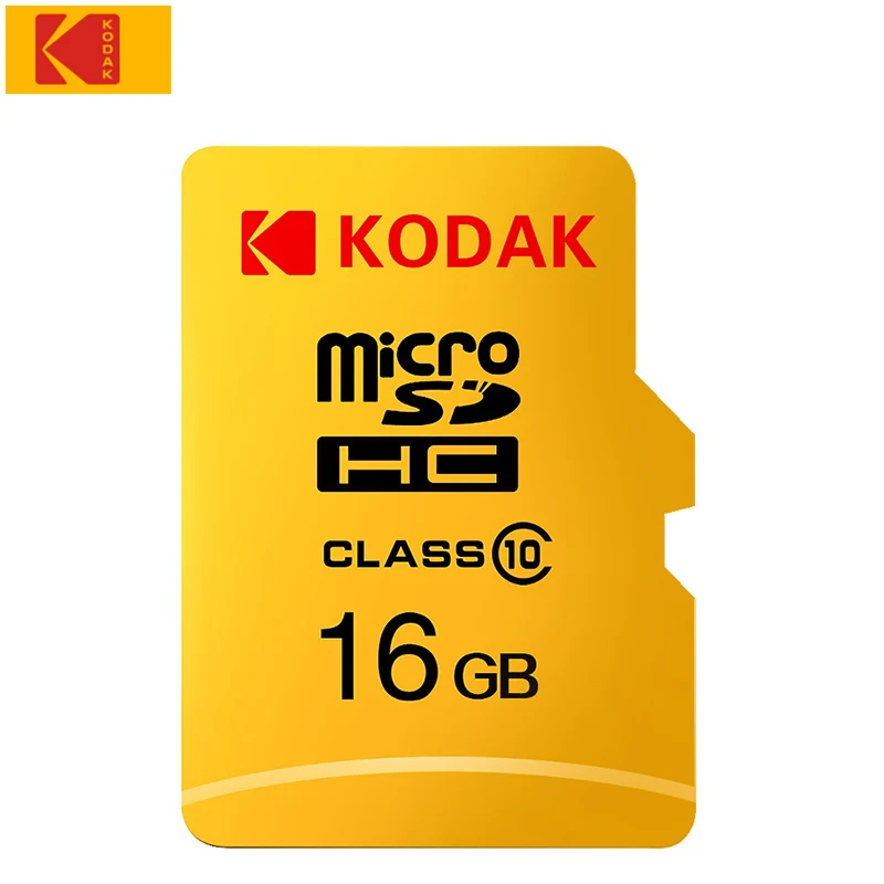 16GB U1 Карта флэш-памяти KODAK Micro SD 128 ГБ 256 ГБ 512 ГБ 32 ГБ 64 Гб U1 tf-карта 4K Class 10 tarjeta Micro SD карта U3 UHS-I 16 Гб microsd - Емкость: 16GB U1