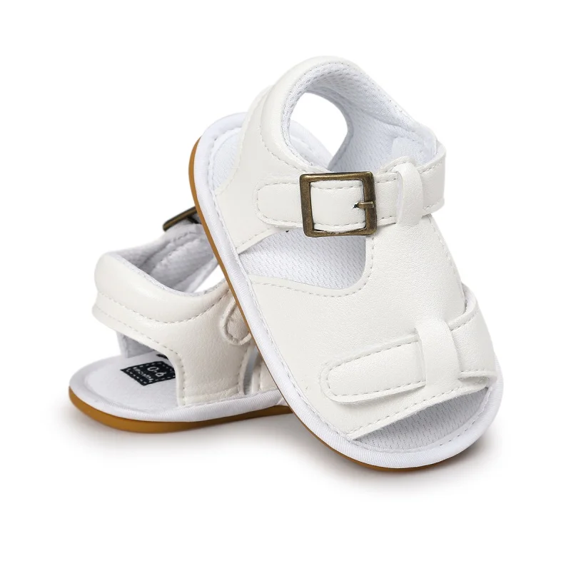 Высокое качество Новые Для детей, на лето одежда для малышей для мальчиков и девочек дышащие сандалии Нескользящие туфли для новорожденных