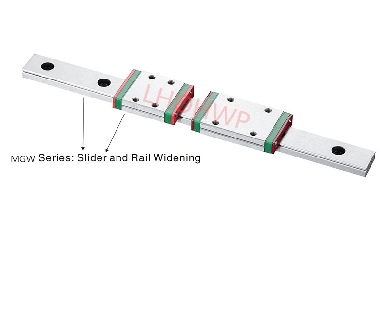 Миниатюрный MGW9 линейная направляющая железнодорожных перевозок slideL100 150 200 250 300 350 400 450 500 мм блок MGW9C/MGW9H